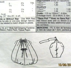 2342 HERSHEY KISSES KIDS 6 MOS-4, ADLT SMALL COSTUME PATTERN